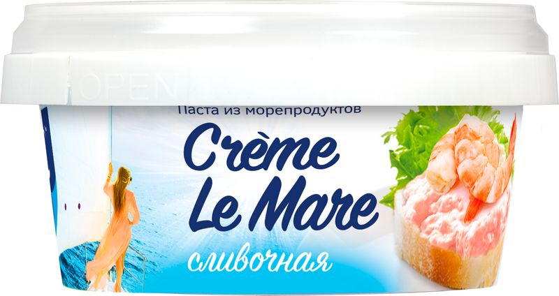 Паста Балтийский Берег Creme Le Mare сливочная из морепродуктов 150г