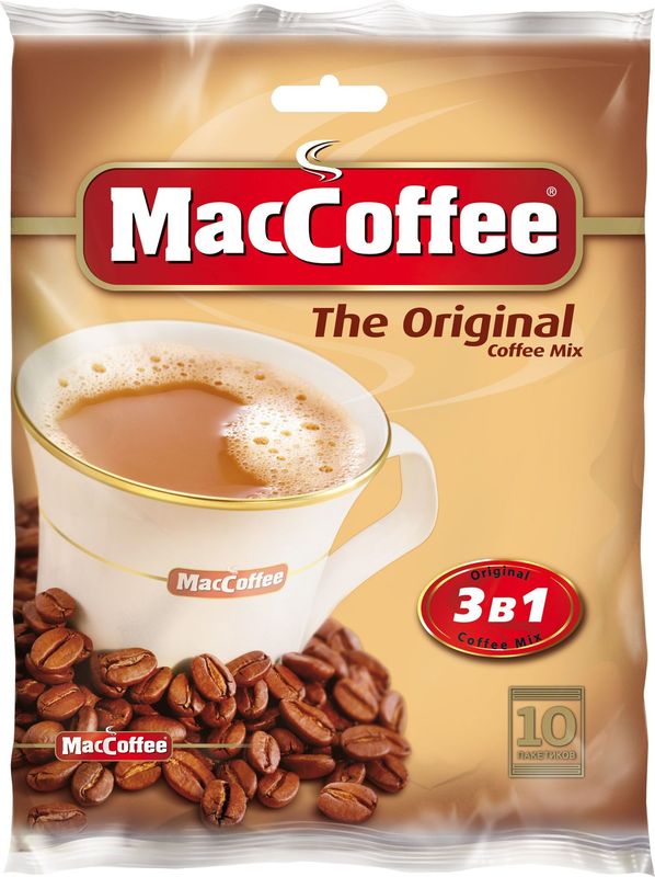 Напиток кофейный MacCoffee the Original растворимый 3в1 10x20г