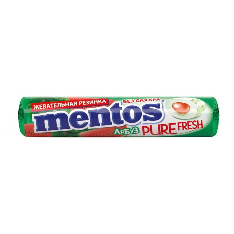 Жевательная резинка Mentos Pure Fresh Арбуз 15.5г