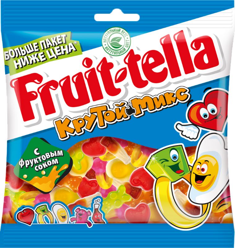 Мармелад Fruittella Крутой микс жевательный 150г