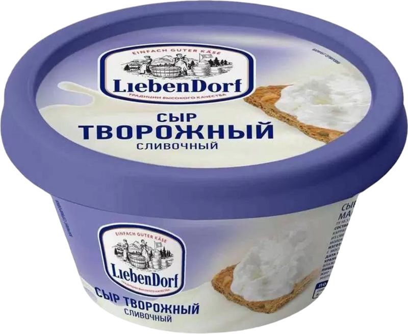 Сыр Liebendorf творожный сливочный 60% 140г