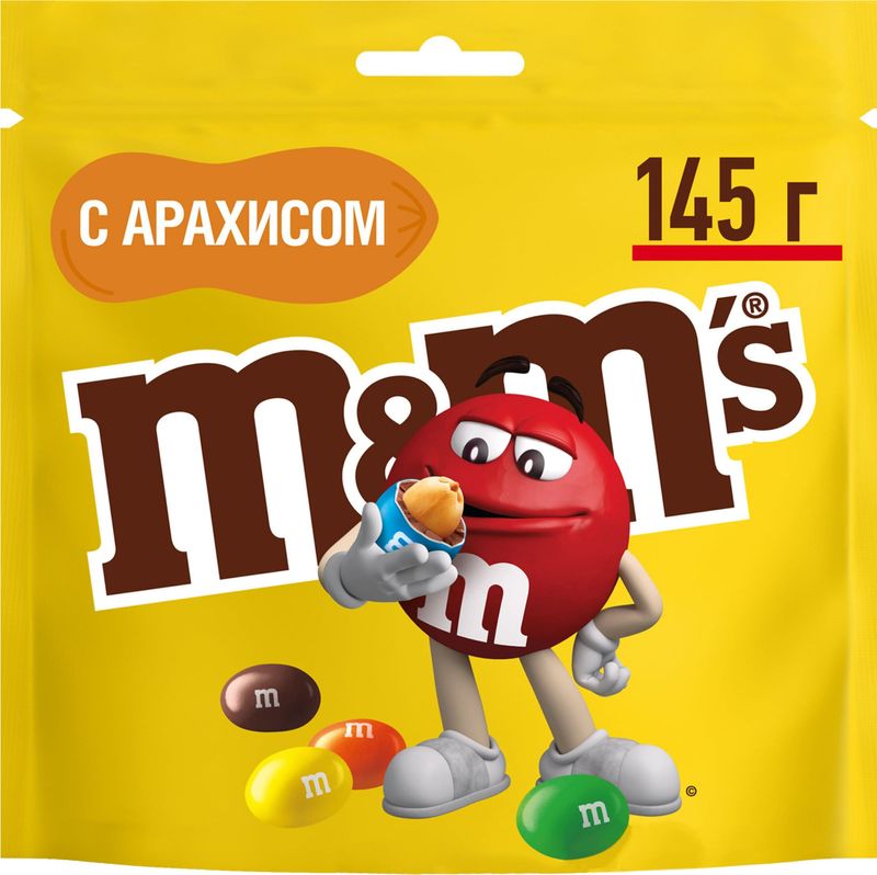 Драже M&M’s с арахисом 145г